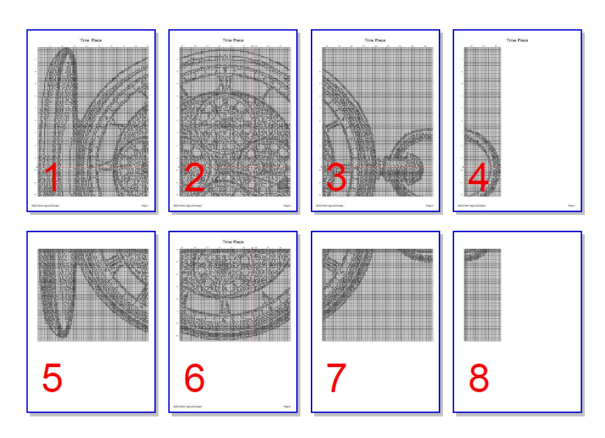 Stitching Jules Design Cross Stitch Pattern Watch Cross Stitch Pattern | Time Piece Cross Stitch Pattern | Blackwork | Physical And Instant PDF Download Pattern Options