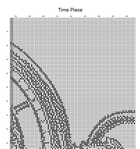 Thumbnail for Stitching Jules Design Cross Stitch Pattern Watch Cross Stitch Pattern | Time Piece Cross Stitch Pattern | Blackwork | Physical And Instant PDF Download Pattern Options