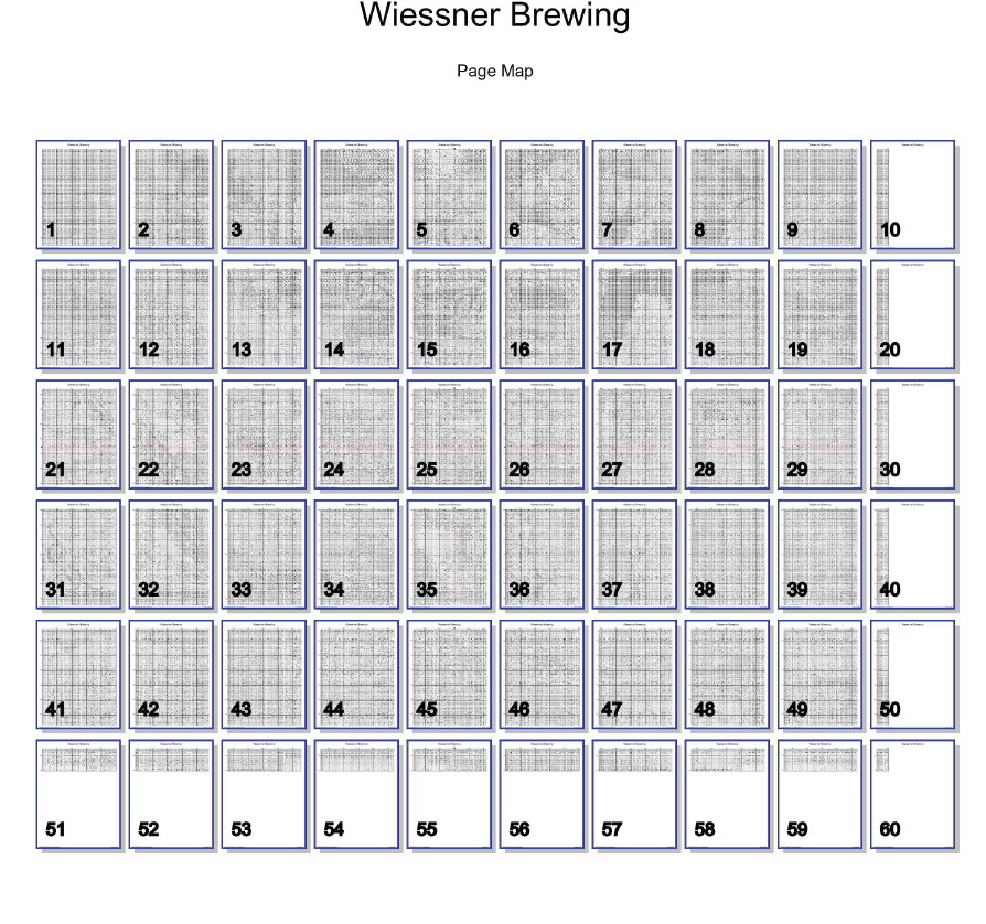 Stitching Jules Design Cross Stitch Pattern Wiessner Brewery Vintage Baltimore Ad Large Full Coverage Counted Cross-Stitch Pattern (Digital Download)