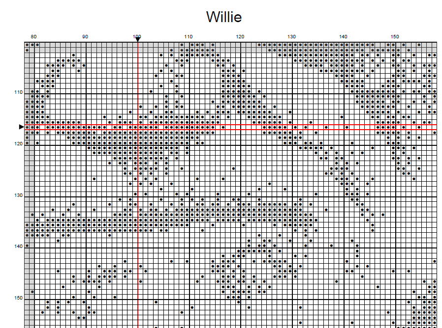 Stitching Jules Design Cross Stitch Pattern Willie Country Singer Famous Icon Monochrome Counted Cross Stitch Pattern Digital Download