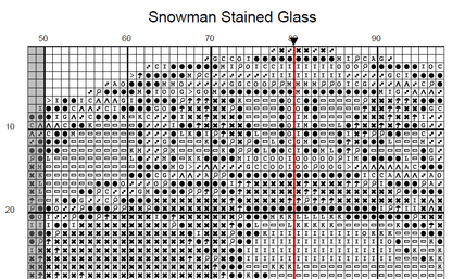Stitching Jules Design Cross Stitch Pattern Winter Snowman Cross-Stitch Pattern Instant PDF Download