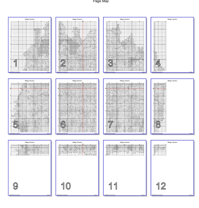 Stitching Jules Design Cross Stitch Pattern Winter Village Christmas Carolers Counted Cross-Stitch Pattern (Digital Download)