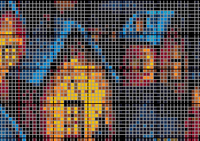 Thumbnail for Stitching Jules Design Cross Stitch Pattern Winter Village Starry Night Van Gogh Counted Cross Stitch Pattern | Full Coverage | Instant Download PDF