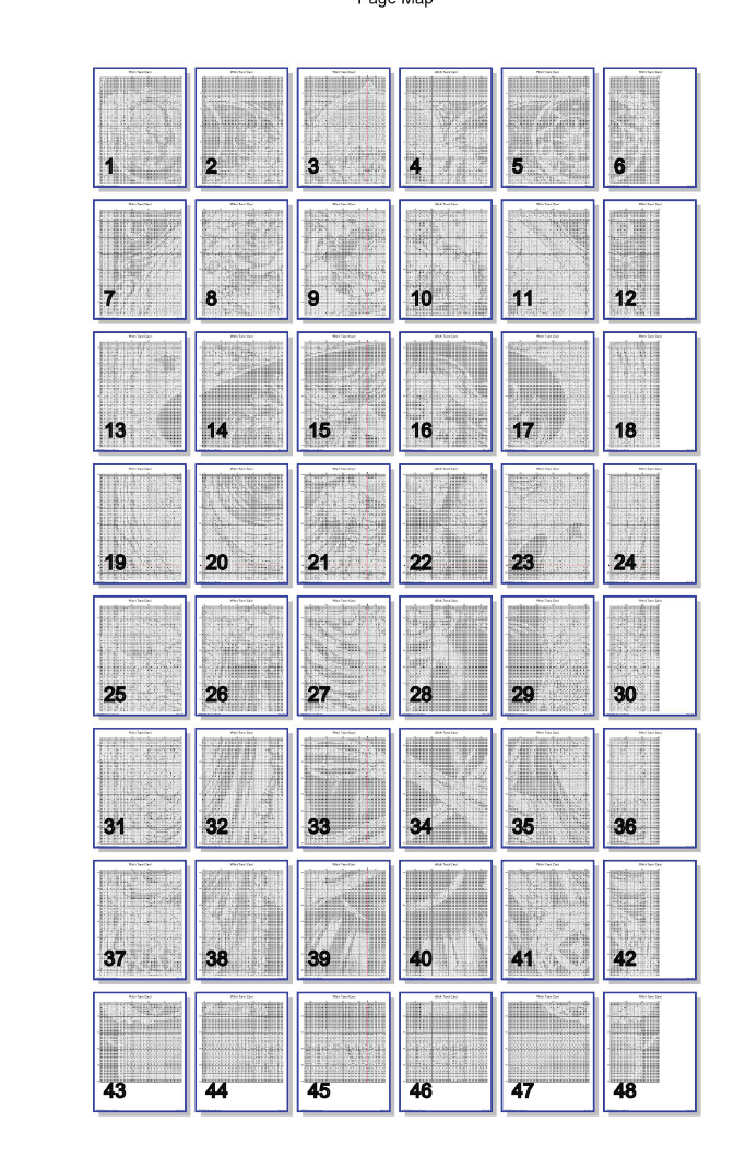 Stitching Jules Design Cross Stitch Pattern Witch Tarot Card Spooky Halloween Large Full Coverage Counted Cross Stitch Pattern (Digital Download)