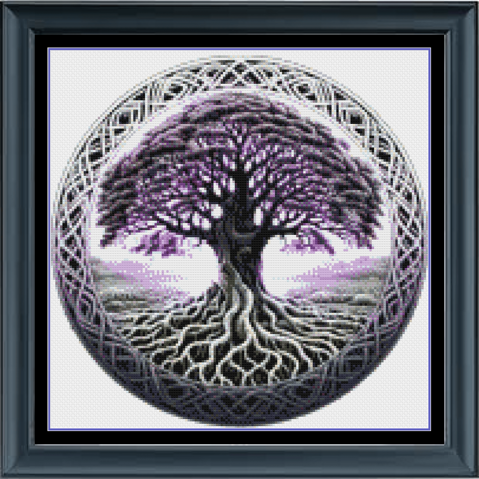 Stitching Jules Design Cross Stitch Pattern World Tree Yggdrasil Cross Stitch Pattern Instant PDF Download