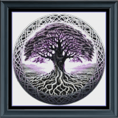 Stitching Jules Design Cross Stitch Pattern World Tree Yggdrasil Cross Stitch Pattern Instant PDF Download