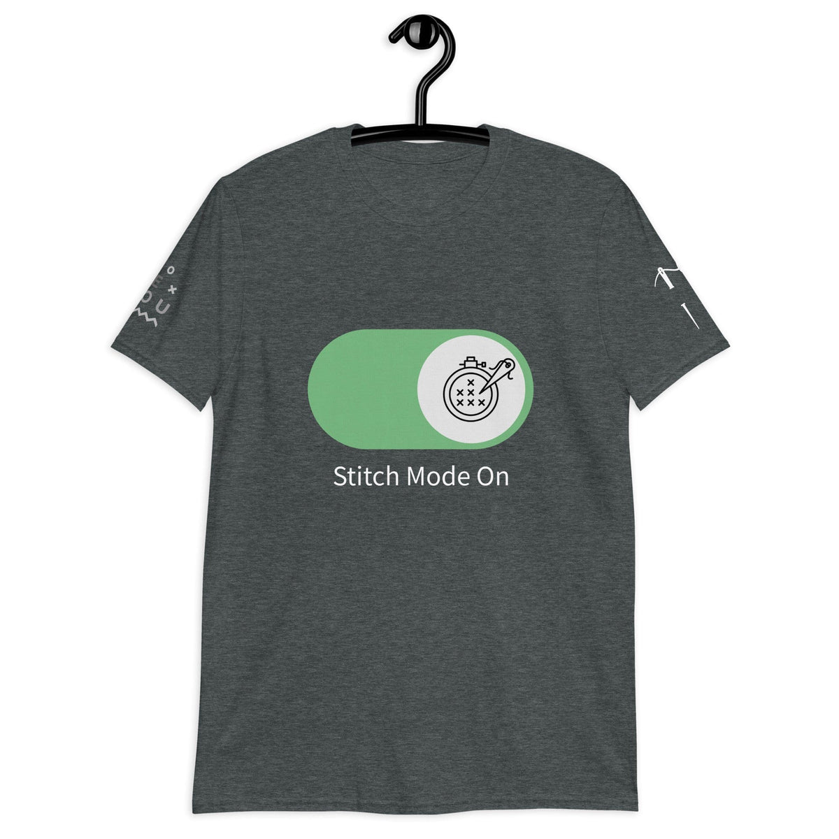 Stitching Jules Design Dark Heather / S Short-Sleeve Unisex T-Shirt